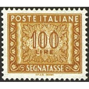 ITALIA - 2000 - Segnatasse: Cifra 100 L. I.P.Z.S. ROMA - 1 v.