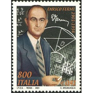 ITALIA - 2001 - 100° della nascita di E. Fermi - 1 v.