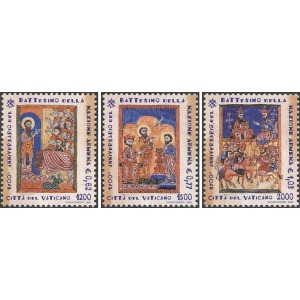 VATICANO - 2001 - 1700° del Battesimo della Nazione Armena - 3 v.