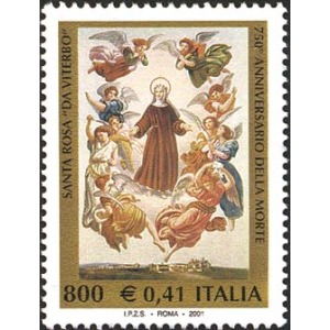 ITALIA - 2001 - 750° della morte di Santa Rosa da Viterbo - 1 v.