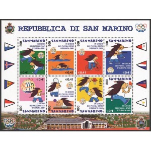 SAN MARINO - 2001 - 9° Giochi dei Piccoli Stati Europei - 1 BF