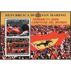 SAN MARINO - 2001 - Ferrari campione del mondo di F1 - 1 BF