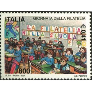 ITALIA - 2001 - Giornata della filatelia XV serie - 1 v.
