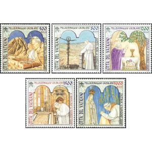 VATICANO - 2001 - I Pellegrinaggi Giubilari del Santo Padre - 5 v.