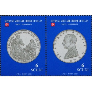 S.M.O.M. - 2001 - Le monete del Sovrano Militare Ordine di Malta - 1 MF da 10 coppie