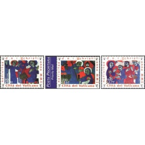 VATICANO - 2001 - Natale - 3 v.