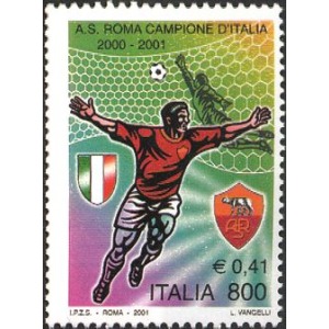 ITALIA - 2001 - Roma campione d'Italia - 1 v.