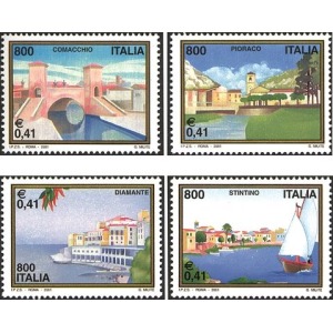 ITALIA - 2001 - Turistica XXVIII serie - 4 v.