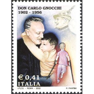 ITALIA - 2002 - 100° della nascita del Beato Don Carlo Gnocchi - 1 v.