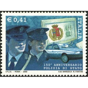 ITALIA - 2002 - 150° della Polizia di Stato - 1 v.