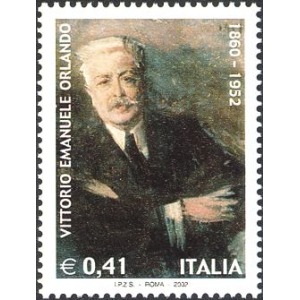 ITALIA - 2002 - 50° della morte di Vittorio Emanuele Orlando - 1 v.