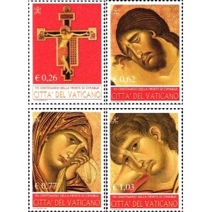 VATICANO - 2002 - 700° della morte di Cenni di Pepo, detto Cimabue - 4 v.