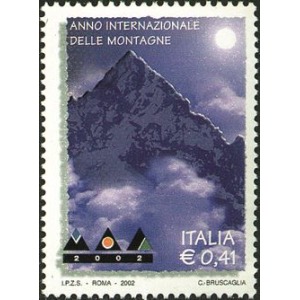 ITALIA - 2002 - Anno delle montagne - 1 v.