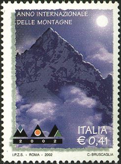 2002 Anno delle montagne 1 v. Italia ITALIA - 2002 - Anno delle montagne - 1 v.