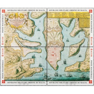 S.M.O.M. - 2002 - Antiche tavole geografiche - 4 v. in blocco