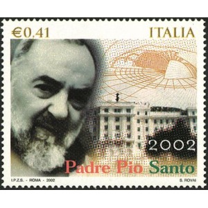ITALIA - 2002 - Canonizzazione di Padre Pio da Pietrelcina - 1 v.