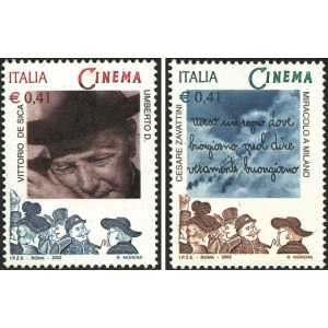 ITALIA - 2002 - Cinema: Scene ed attori famosi IV serie - 2 v.
