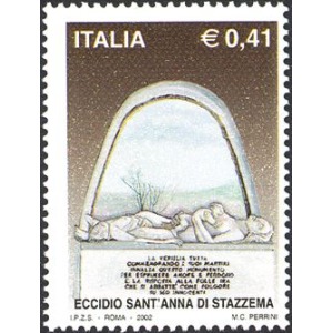 ITALIA - 2002 - Eccidio di Sant'Anna di Stazzema - 1 v.