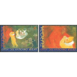 VATICANO - 2002 - Europa: Il circo - 2 v.