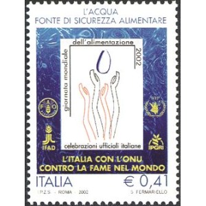 ITALIA - 2002 - Giornata mondiale dell'alimentazione - 1 v.
