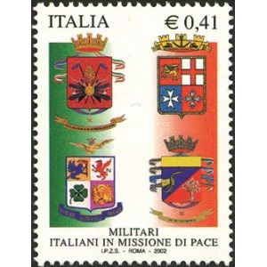 ITALIA - 2002 - Militari italiani in missione di pace - 1 v.