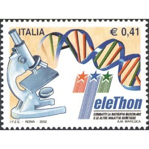 ITALIA - 2002 - TeleThon 2000 - 1 v.