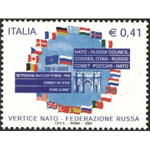 ITALIA - 2002 - Vertice NATO-Federazione Russa - 1 v.