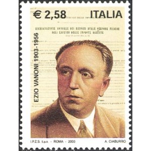 ITALIA - 2003 - 100° della nascita di Ezio Vanoni - 1 v.