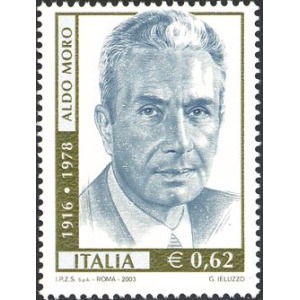 ITALIA - 2003 - 25° della morte di Aldo Moro - 1 v.