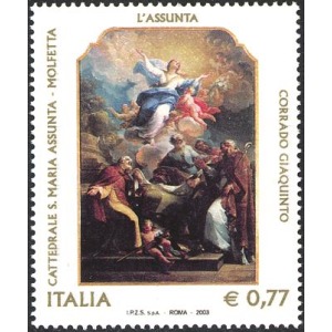 ITALIA - 2003 - 300° della nsciata di Corrado Giaquinto - 1 v.