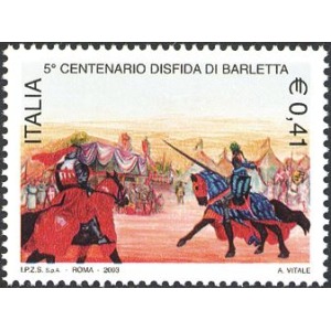 ITALIA - 2003 - 500° della Disfida di Barletta - 1 v.