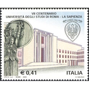 ITALIA - 2003 - 700° dell'Università La Sapienza, Roma - 1 v.