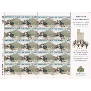 SAN MARINO - 2003 - Amarcord, antichi giochi giovanili - 6 MF da 20 v. con illustrazione