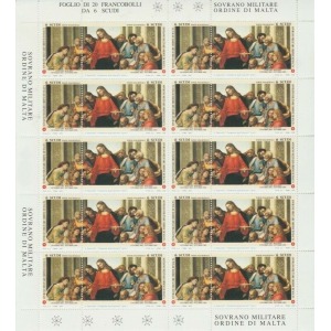 S.M.O.M. - 2003 - Anno del Rosario - 1 MF da 10 coppie