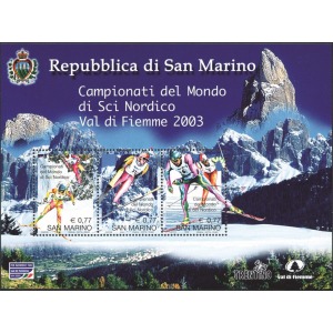 SAN MARINO - 2003 - Campionati mondiali di sci nordico - 1 BF