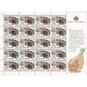 SAN MARINO - 2003 - Le diligenze - 2 MF da 20 v. con illustrazione