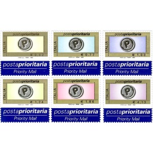 ITALIA - 2003 - Posta Prioritaria (I.P.Z.S. S.p.A. - Roma 2003) - 6 v.