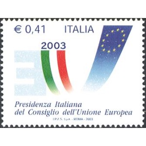ITALIA - 2003 - Presidenza Italiana del Consiglio Europeo - 1 v.