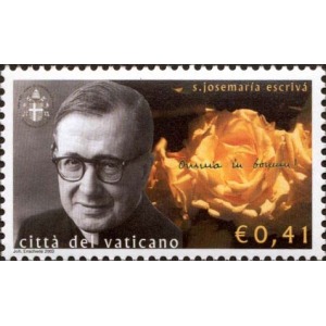 VATICANO - 2003 - Santo Josemarìa Escrivà de Balaguer, fondatore dell'Opus Dei - 1 v.