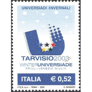 ITALIA - 2003 - Universiadi Invernali di Tarvisio 2003 - 1 v.
