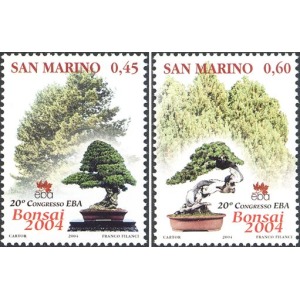 SAN MARINO - 2004 - 20° congresso dell'Associazione Bonsai - 2 v.