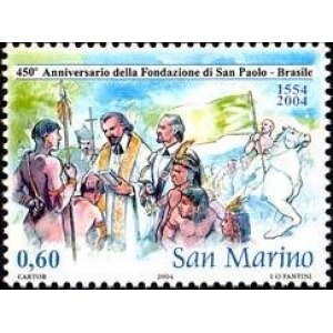 SAN MARINO - 2004 - 450° della fondazione di San Paolo del Brasile - 3 v.