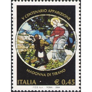 ITALIA - 2004 - 500° dell'apparizione della Madonna di Tirano - 1 v.