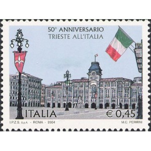 ITALIA - 2004 - 50° della restituzione di Trieste all'Italia - 1 v.