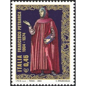 ITALIA - 2004 - 700° della nascita di Francesco Petrarca - 1 v.