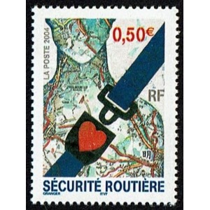 FRANCIA - 2004 - Campagna per la sicurezza stradale - 1 v. (E.C. di Francia con Italia, ONU Ginevra)