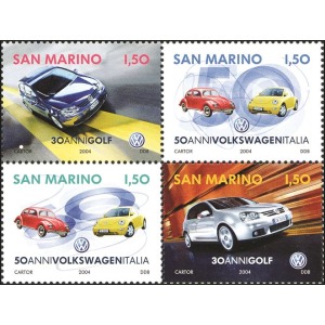 SAN MARINO - 2004 - Grandi industrie automobilistiche: Volkswagen - 1 libretto