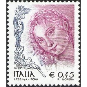 ITALIA - 2004 - La donna nell'arte 0,45 € - 1 v.