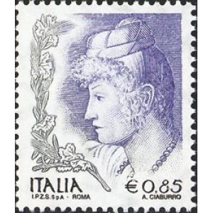 ITALIA - 2004 - La donna nell'arte 0,85 € - 1 v.