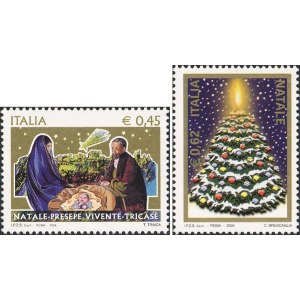 ITALIA - 2004 - Natale - 2 v.